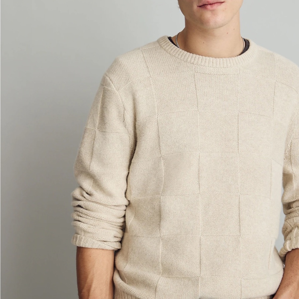 Madewell Checkerboard Sweater